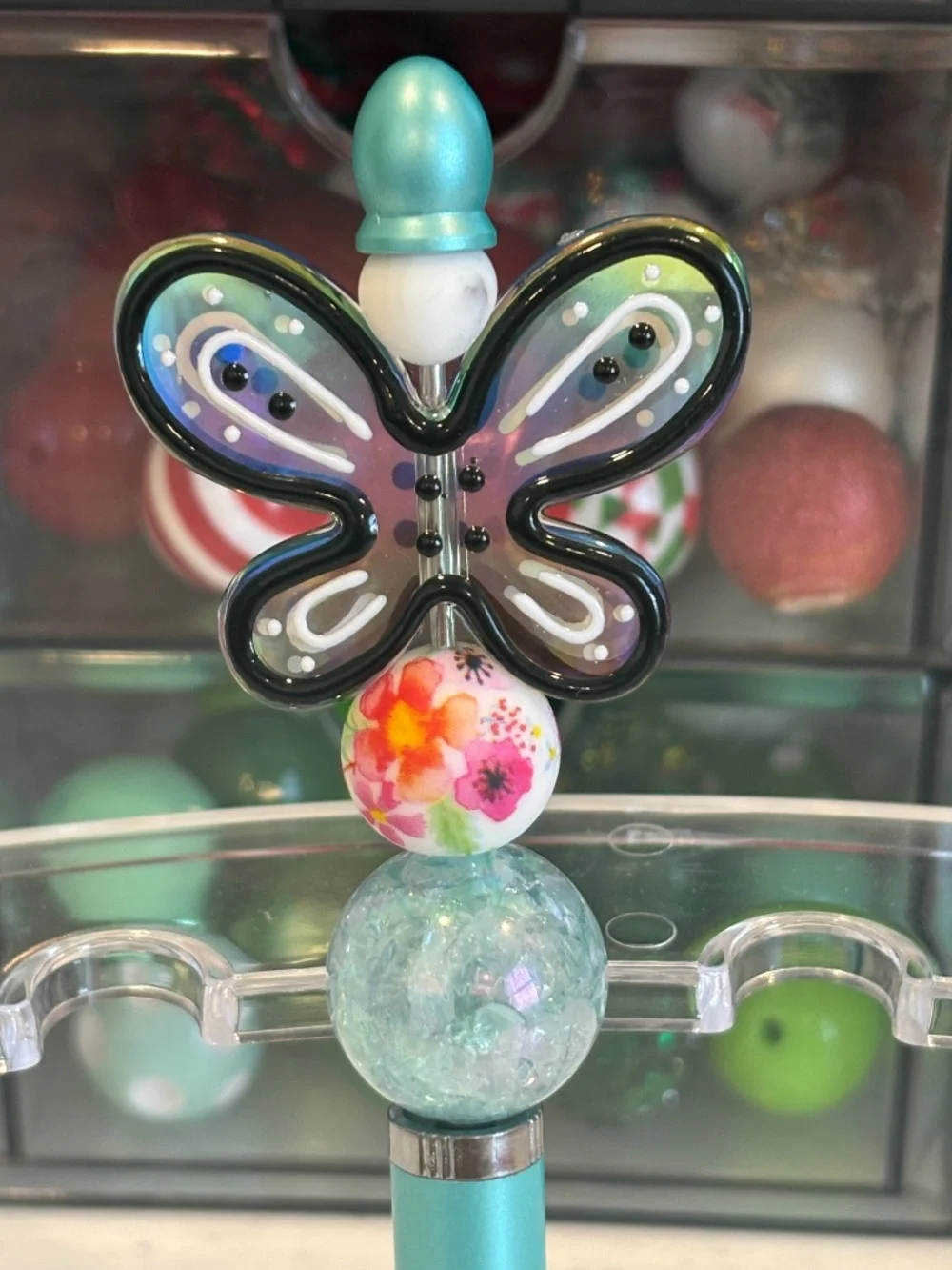 Handmade beaded stylus